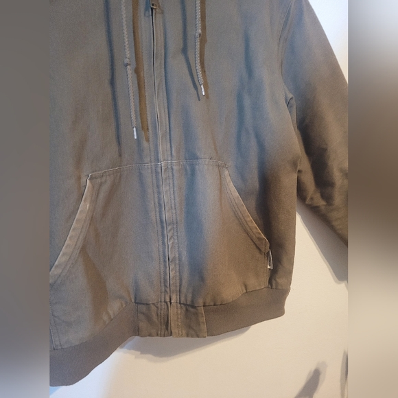 Brown Workwear Hooded Jacket. - Picture 4 of 8